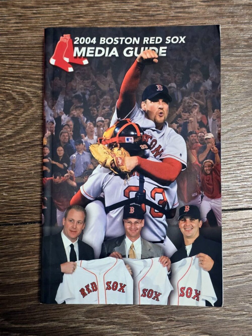 2004 Boston Red Sox Media Guide World Series Year MLB Collectible David Ortiz +